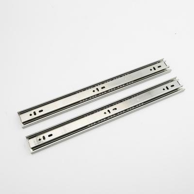 China Cabinet Door Kitchen Accessories 42mm Full Extension Steel Ball Bearing Drawer Slide Stainless Steel Runner for sale