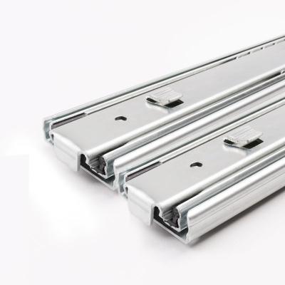 China Industrial Bayonet Holder Drawer Channel Slide For Tool Metal Workbench 45mm Ball Bearing Drawer Slides for sale