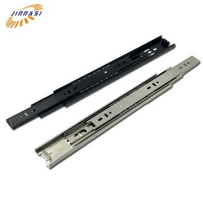 China Full Function 45mm20 Inch Telescopic Assembly View Drawer Slide Cabinet Hardware Pull Cabinet Slide Solid Steel Ball Inner Detachable Slide for sale