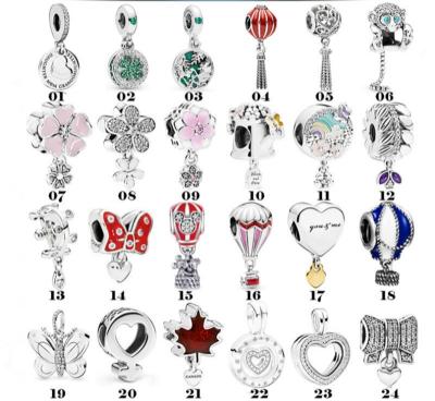 China CLASSIC New Original 925 Sterling Silver Hot Air Balloon DIY Charm Beads Suitable for Women Original Snake Bracelet Jewelry Design Brace for sale