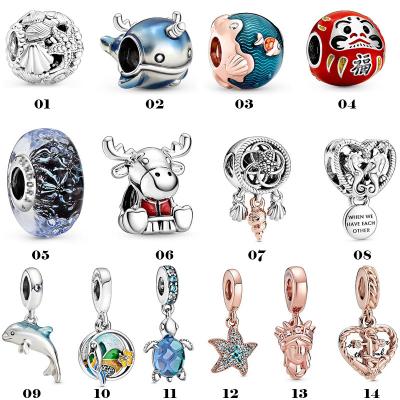 China CLASSIC 925 Sterling Silver DIY Exquisite Beaded Jewelry Bracelet Jewelry Pendant Jewelry Women's Bracelet Charm for sale