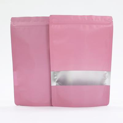 China Recyclable Material Window And Different Size With Customize Packaging Hot Selling Stand Up Zip Pouch Bags For Frozen Food for sale