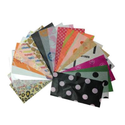 China Shoe Bouquet Recyclable Thick Colorful Tissue Paper Gift Wrapping Logo Tissue Wrapping Eco Friendly Tissue Paper for sale