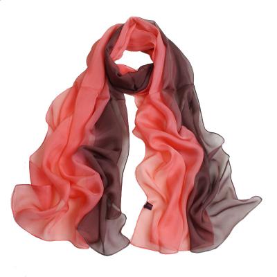 China Long Chiffon High End Skin Friendly Silk Scarf Medina Hijab Shawls For Women Modest Plain Opaque Chiffon Muslim Shawls for sale