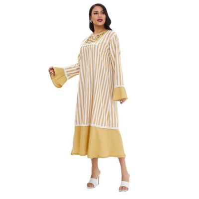 China New Pattern Polyester Abaya In Dubai 100% Polyester Printed Long Sleeve Maxi Dress Fashion Modern Moroccan Style Kaftan Dresses for sale