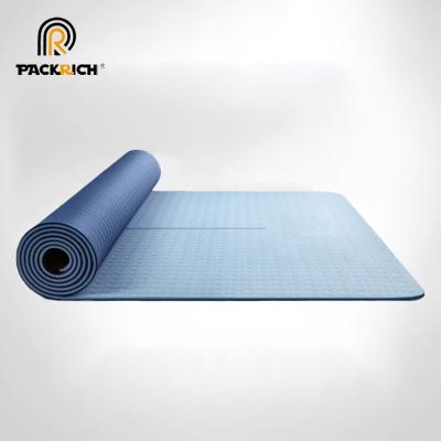 China Custom Copy NBR 10mm Anti Slip Pilates 10mm Yoga Mat With Strap Nbr for sale