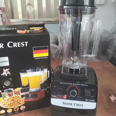 China Ice crushing 4500w silver crest blender 2cups silver crest blender 4500w silver crest blender 2 cup round double cup silver crest 2 in 1 for sale