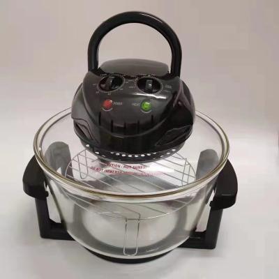 China Easy Operate 12L Freidora De l'Aire 1400W Halogen Oven 3 in 1 Halogen Air Fryer 8 in 1 Home Use Multifunctional Cooker for sale