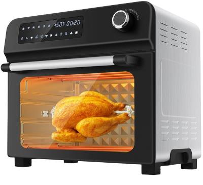 China 2021 Touch Amazon Air Fryer Oven 10-in-1 Toaster Oven With Large New Design 1700W Digital Countertop Rotisserie And 24Qt Dehydrator for sale