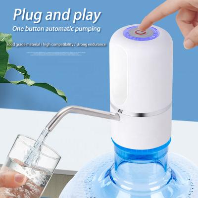 China One-button Operation Mini Manual Pump Bottled Hot and Cold Water Dispenser Portable Electric Water Dispenser Usb Rechargeable Portable Pump for sale