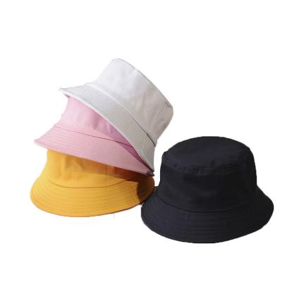 China New Character Cotton Bucket Hats Women Summer Sunscreen Panama Hat Men Outdoor Fisherman Hat Beach Cap Color Unisex Pure Felt Sunbonnet Hats for sale