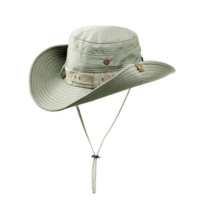 China Outdoor Rising Protective Quick Dry Foldable Fishing Wide Brim Logo Finishing Bucket Hat Custom Wholesale Character Summer Hats Sun Hat for sale