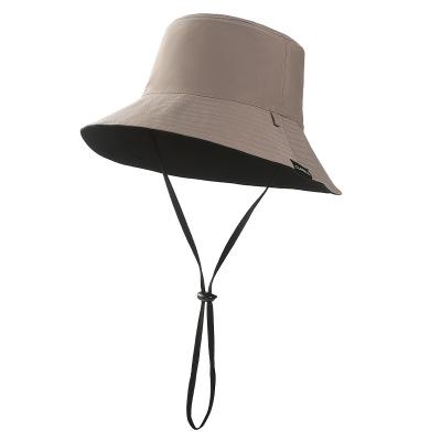 China Summer Beach Sun Protection Bucket Hat Fashionable Unisex UV Breathable Hat Light Weight Outdoor Breathable Fishing Hat for sale