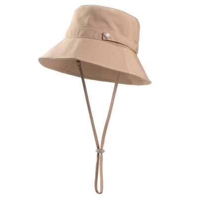 China Breathable Summer UV Protection Bucket Hat For Men Travel Outdoor Sun Fishing Hat Fisherman Cap Hiking Beach Hats For Women for sale