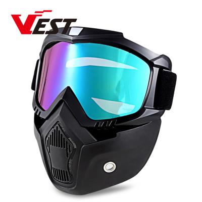 China Anti-Scratch Paintball Airsoft Products OEM Motocross Goggles Dirt Bike Dustproof Windproof Waterproof Gafas With Adjustable Strap for sale