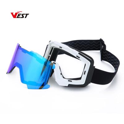 China Wholesale Custom Magnetic Magnet Anti Fog Ski Glasses For Adult Ski Goggles Goggles Anti Fog Proof Snow Ski Windproof Dustproof for sale