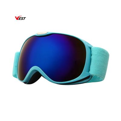 China Fashionable Youth Anti-fog Ski Goggles Glasses Women Anti Scratch Dustproof Windproof Waterproof Fog Kids Ski Goggles Men Wholesale OEM for sale