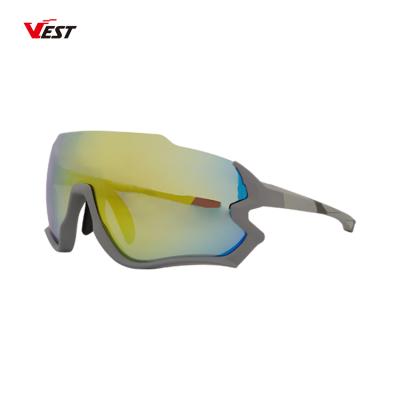 China Latest Adjustable Nose Pads Cycling Glasses INVEST 2021 Sport Sunglasses TR90 UV400 Outdoor Bicycle Glasses for sale