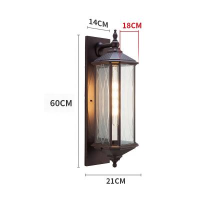 China Modern Traditional Waterproof Outdoor JLW-E19 Outdoor Wall Lamp for Villa Countryyard Garden for sale