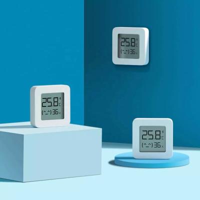 China ABS+PMMA XIAOMI Mijia B-tooth Thermometer 2 Wireless Digital Radio Digital Hygrometer Thermometer Smart Electric Work with Mijia APP for sale