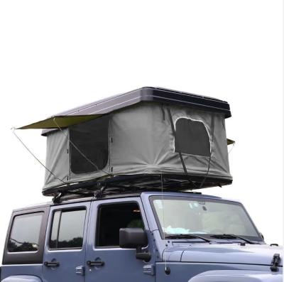 China Automatic Car Tent Hard Shell Aluminium Square Helicopter Roof Top Tent SGS Certified for sale