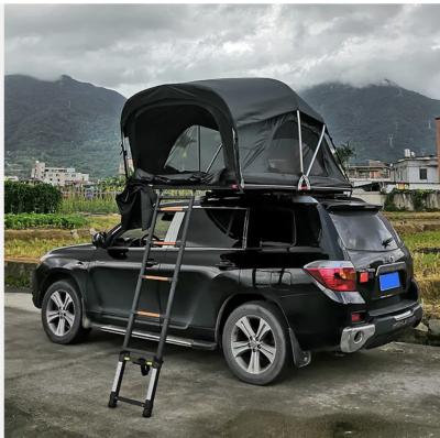 China Straight Bracing Type Spacious 4x4 Rooftop Tent for 4 Person Camping for sale