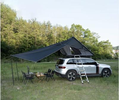 China Aluminum Extended Tent Hardshell Rooftop Tent with Rain Fly for sale