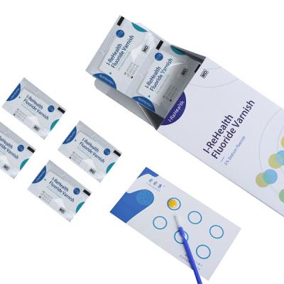 中国 CE ISO 0.4ml Sodium Fluoride Varnish Relieve Tooth Sensitivity In Adults 販売のため