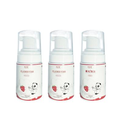 China CE 150ml Child Dental Fluoride Foam Melon Flavor With Sodium for sale