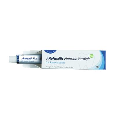 China Barniz dental del fluoruro pediátrico NaF del sabor el 5% del melón para los dientes sensibles 10g en venta