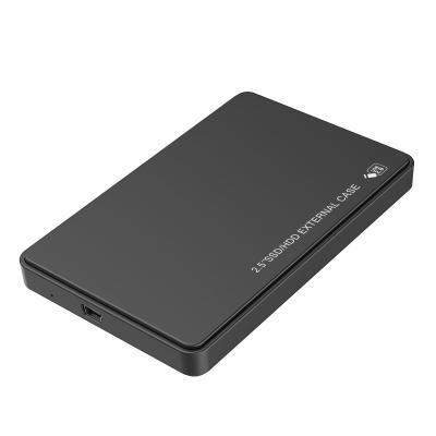 China 2.5 Inch Portable Plastic Hdd Enclosure Usb 2.0 To Sata Hard Disk Plastic Case for sale