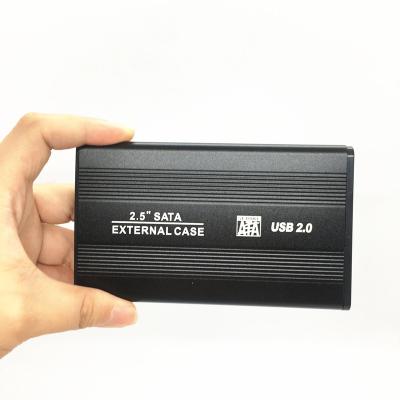 China Aluminum HDD enclosure 2.5 inch usb 2.0 hdd case aluminum hard disk box for sale