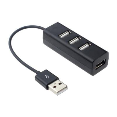 China Mini Docking Station USB Quad Cable Plug and Play 4 HUB Left Hub USB HUB 10x12x2cm for sale