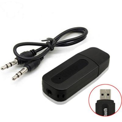 China Plug and Play BT-163 USB Powered L R Audio Plug and Play Audio Converter Black Wireless Music Receiver for sale