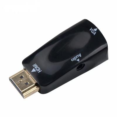 China HDTV to VGA 1080p HDTV Converter HDTV to VGA Black and White VGA HDTV to VGA Adapter for sale