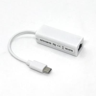 China LAPTOP Type C RJ45 to Ethernet port 100Mbps for sale