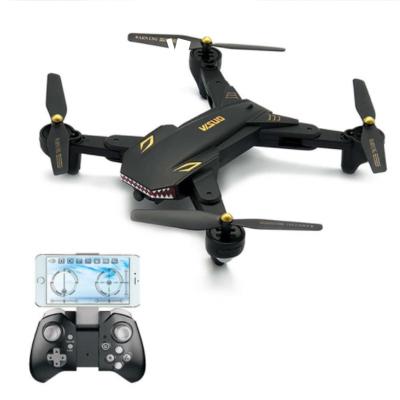 China Foldable RC Hobby VISUO XS809S XS809HW Drone Selfie with Wide Angle 0.3MP/2MP HD Camera Mini Drone Quadcopter WiFi FPV RC Helicopter for sale