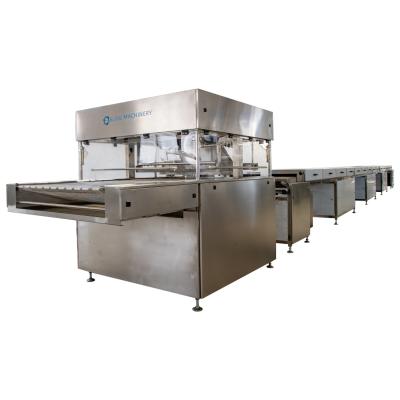 Китай Hot selling SUS304 Gusu factory chocolate enrobing machine used for enrobing chocolate on the surfaces of products продается