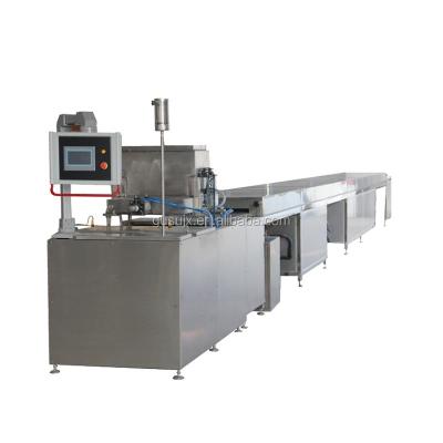 China Snack Factory Hot Sale Chocolate Chip Depositor Machine With High Productivity For Chocolate Process Factory zu verkaufen