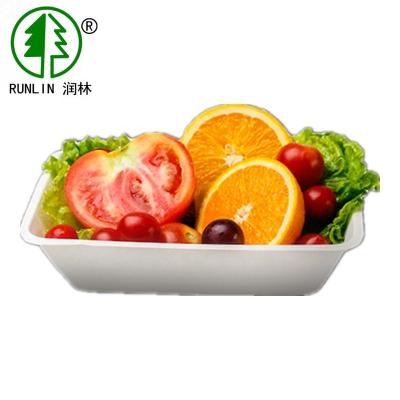 China Sugarcane Disposable Biodegradable Bagasse Food Packaging Take Out Container for sale