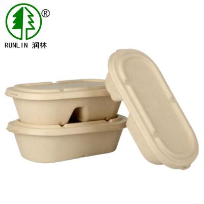 China Disposable Wheat Fiber Tableware Biodegradable Wheat Pulp Tray for sale