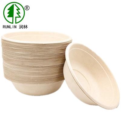 China Disposable Biodegradable Natural Color Hot Soup Bowls for sale