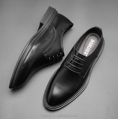 China 2021 Formal Men's Business Formal Shoes 2021 British Sharp Genuine Leather Oxford Business Shoes Durable for sale