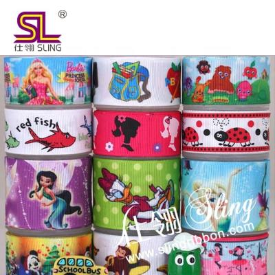 China Factory Wholesale Cheap Princess Printed Fashion Ribbon Viable High Quality for sale