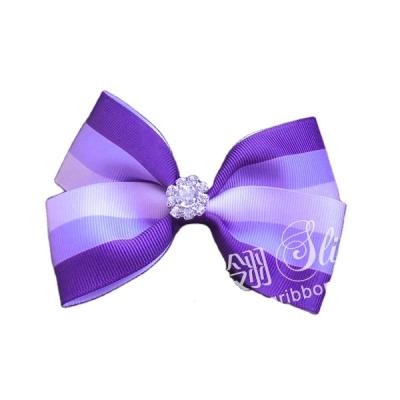 China Girls Ponytail Bows Slingribbon Factory Wholesale Popular Gradient Girl Hair Accessories for sale