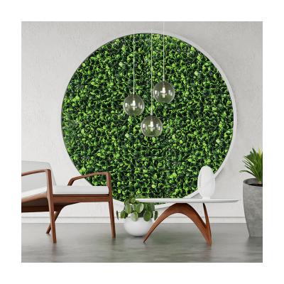 China New Style Greenery Foliage Plastic Privacy Fence Indoor Outdoor Plastic Fence Decoration P105 Screen Panel Backdrop Artificial Hedge Plant Wall for sale