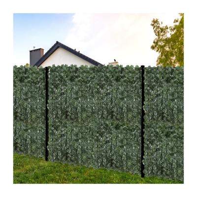 China XP-LB-4 Manufacturer Garden Decorative Yard Green Plant Easily Assembled Plastic Ivy Leaves Fence Panel for Privacy Greenery Decoration for sale