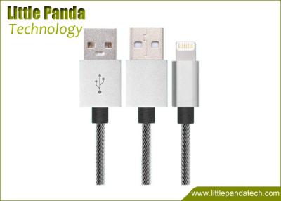 China Nylon Braided USB Data Cable MFI Data Cable 8 Pin USB Cable for Charging Gold Plated Metal USB Cable for sale