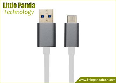 China Aluminum Plated USB Data Cable USB 2.0 to USB 3.1 Type C USB Charging Cable Male to Male for sale