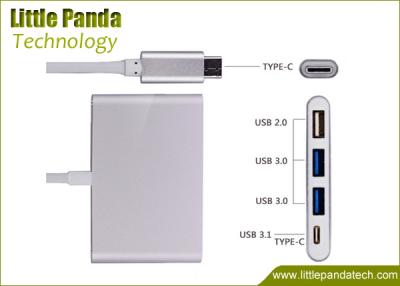 China Aluminum Super Speed Charging Station USB Hub 4 Ports USB 3.0 Hub Type C USB 3.1 Hub for sale